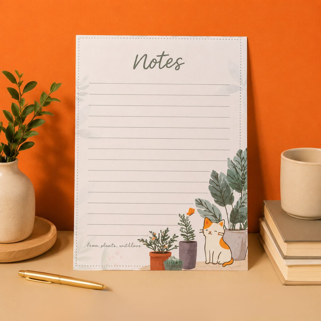 Loope Paws Breathe And Bloom Notes Pad - A5 | Loope | ST0069275