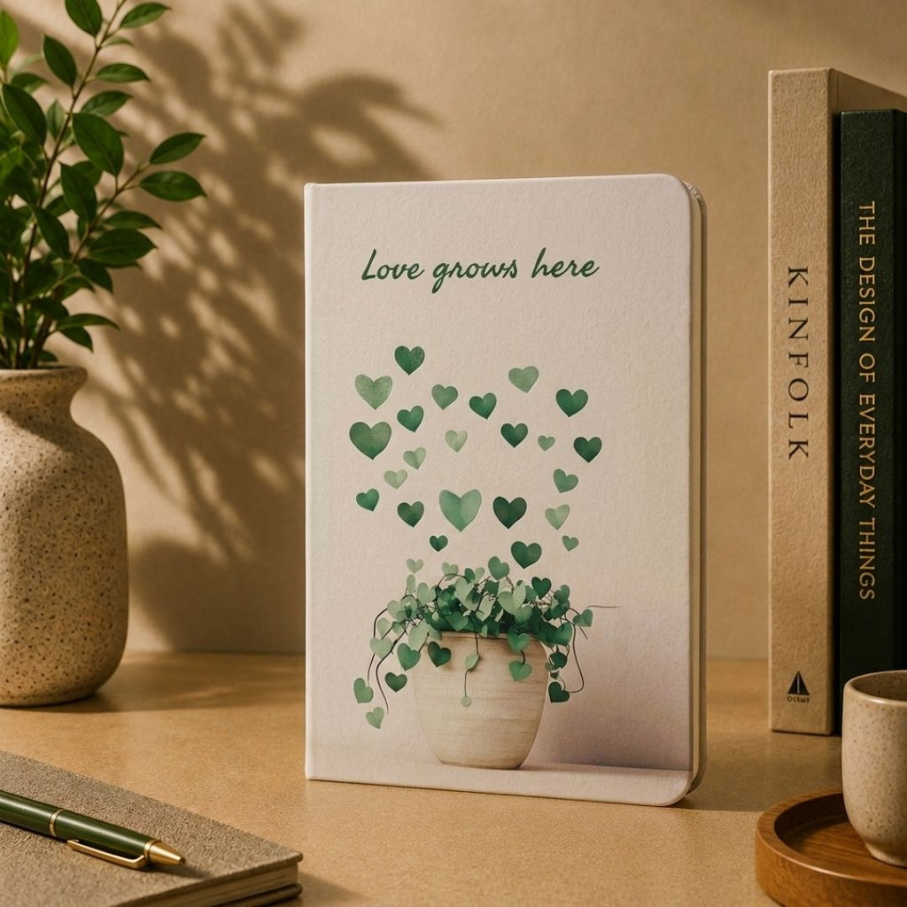 Loope Love Grows Here Notebook - A6
