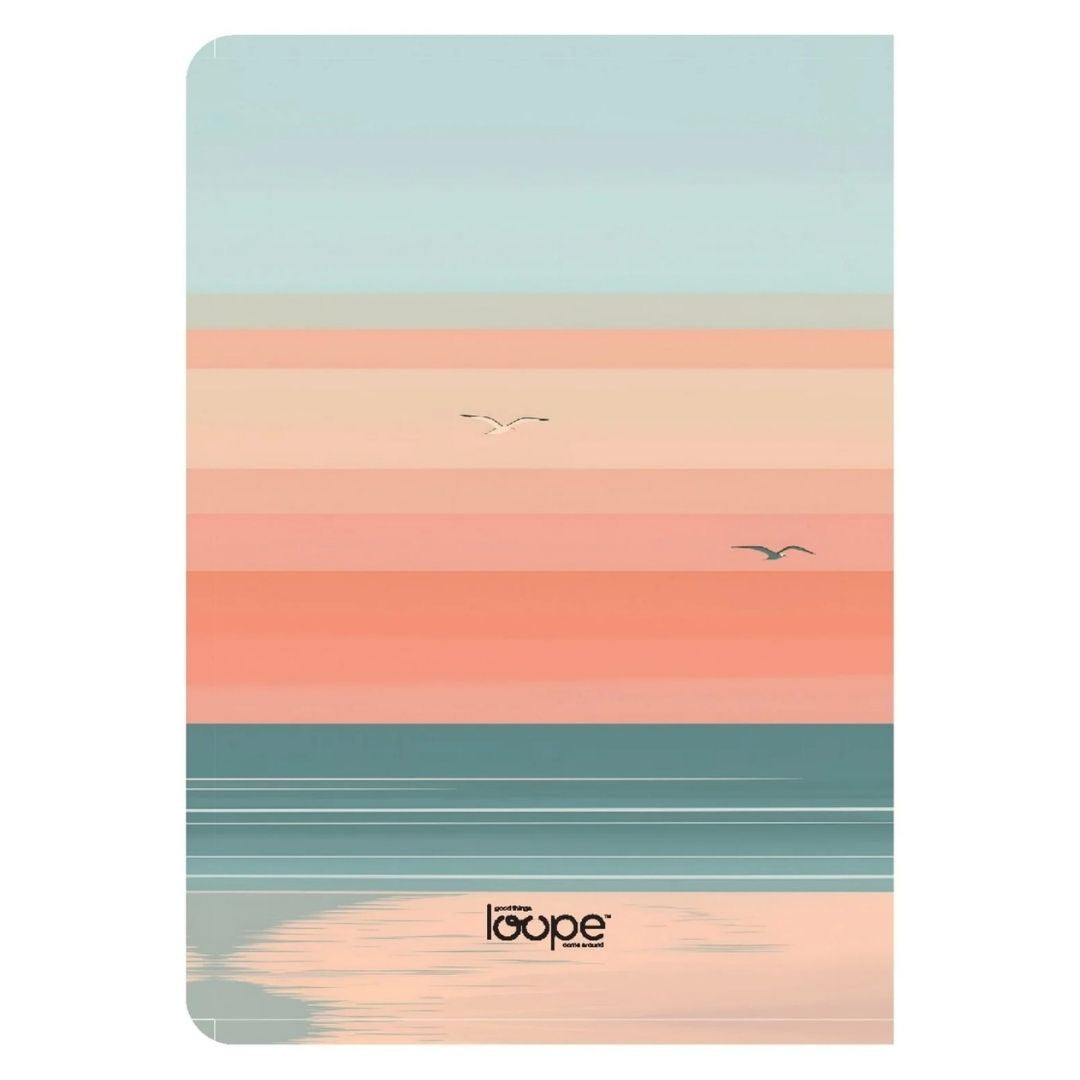 Loope Unruled Notebook A6 | Chasing Quiet Horizon | Loope | ST0069934