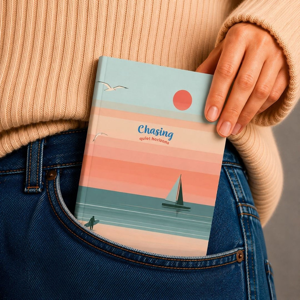 Loope Unruled Notebook A6 | Chasing Quiet Horizon