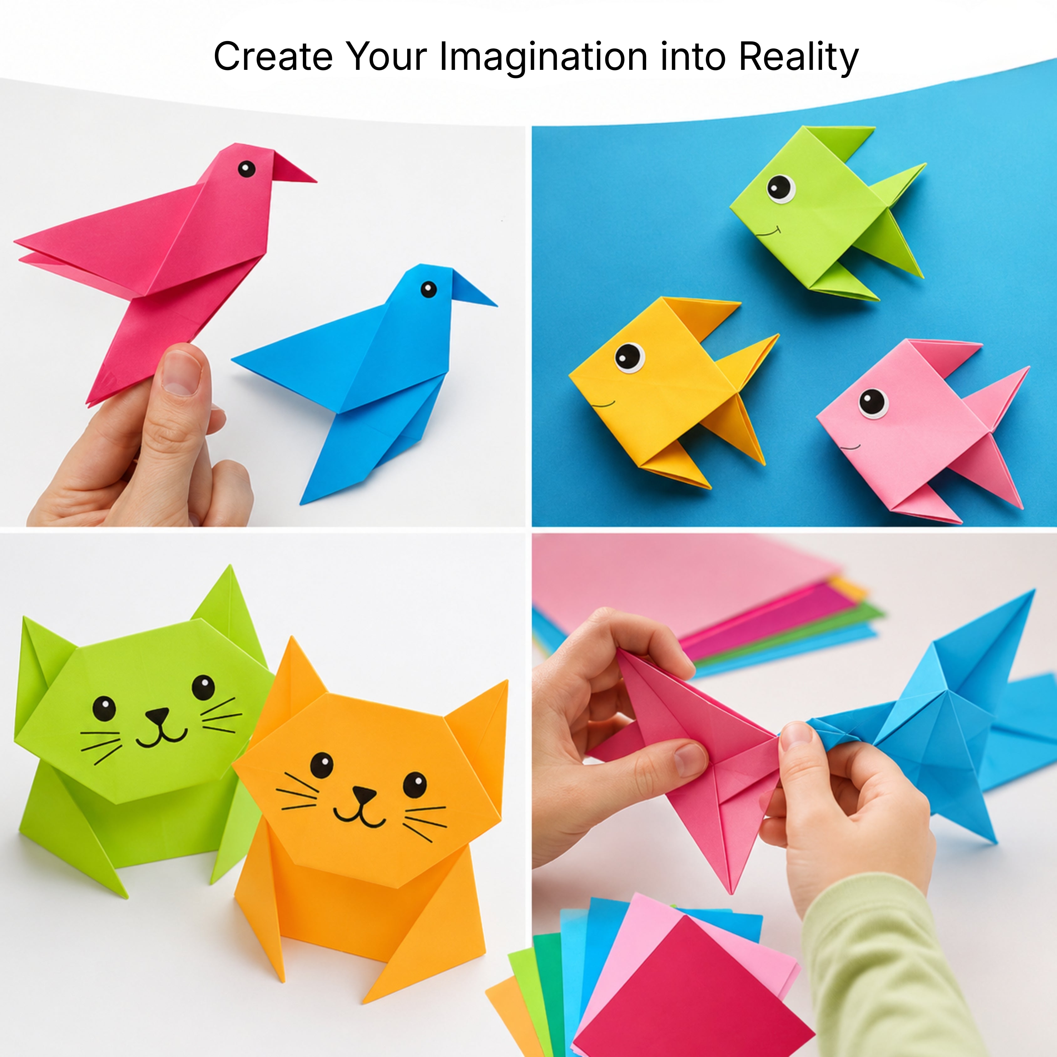 Loope Origami Sheets - 10 Colours | Loope | ST0069927