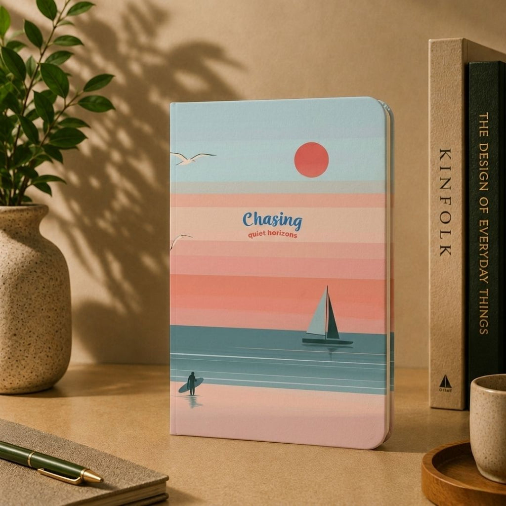 Loope Unruled Notebook A6 | Chasing Quiet Horizon