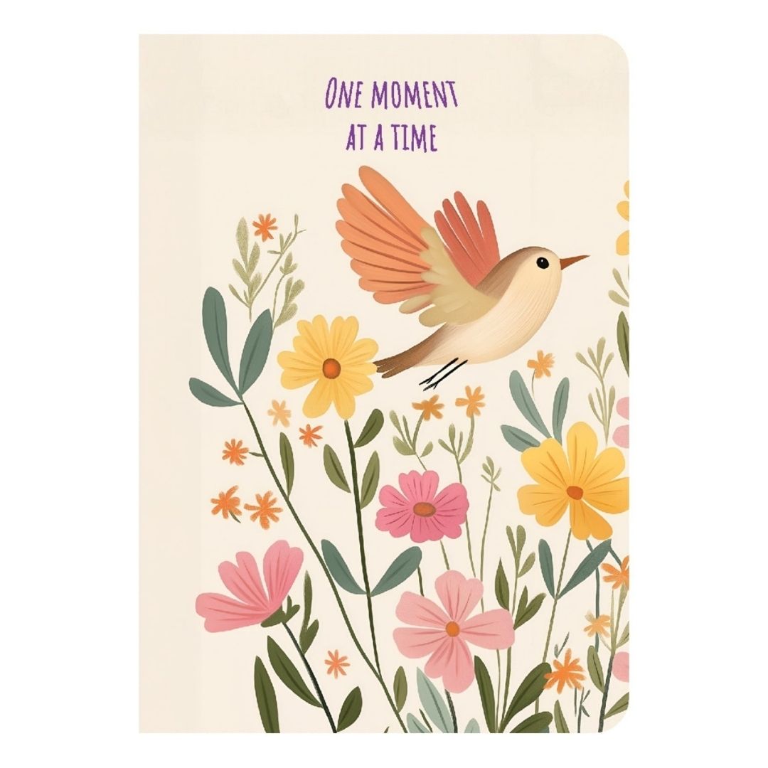 Loope Unruled Notebook A6 | One Day At A Time | Loope | ST0069939