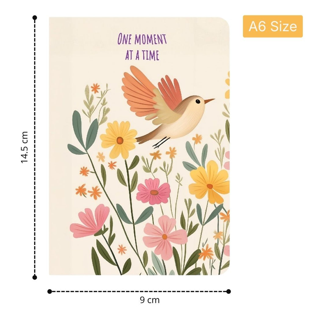 Loope Unruled Notebook A6 | One Day At A Time