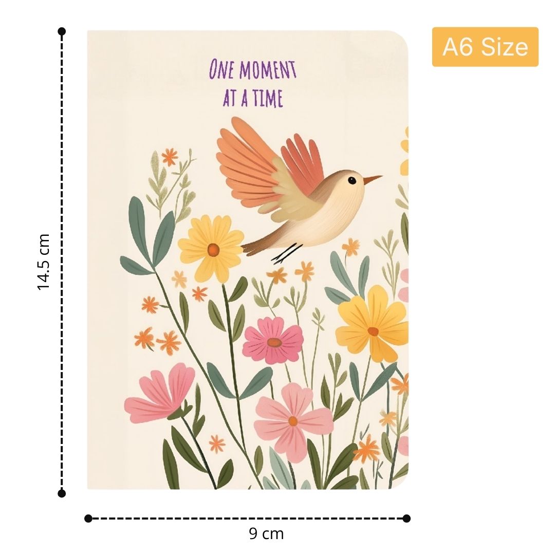 Loope Unruled Notebook A6 | One Day At A Time | Loope | ST0069939