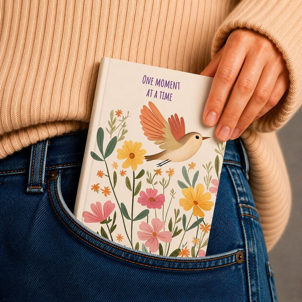 Loope Unruled Notebook A6 | One Day At A Time
