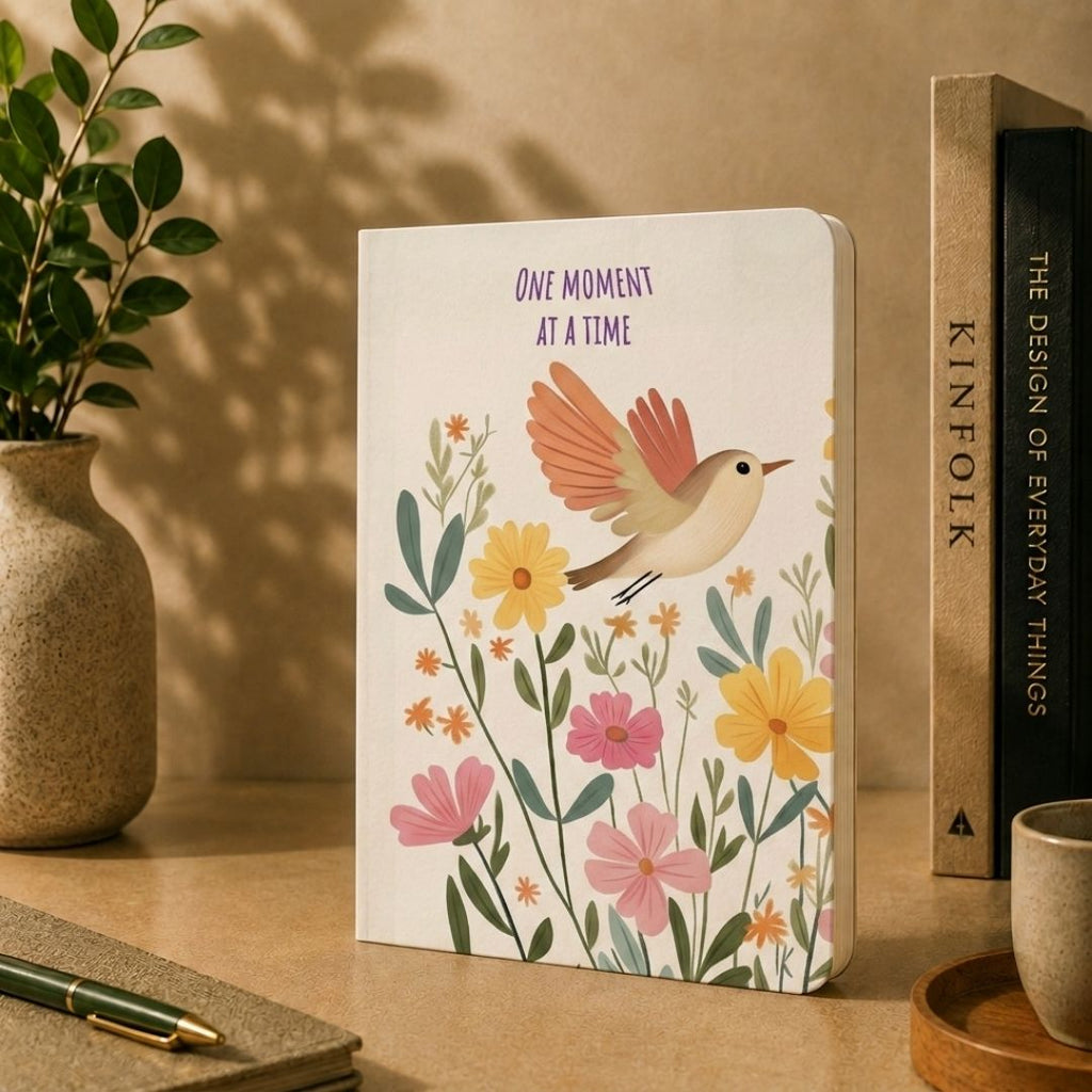 Loope Unruled Notebook A6 | One Day At A Time