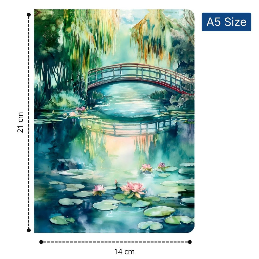 Loope The Water Lily Pond Notebook - A5