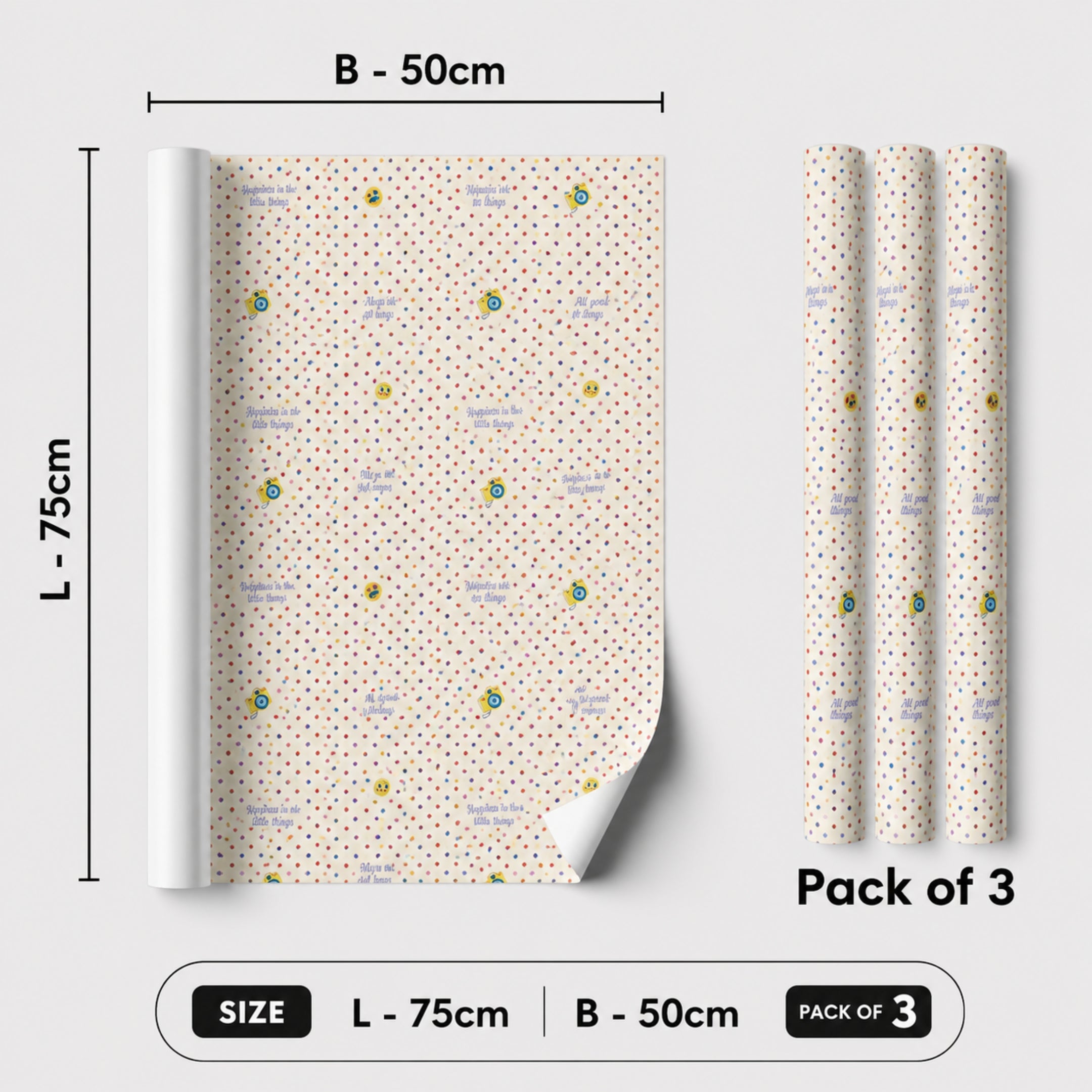 Loope Gift Wrapper - Geometric Dotted | Loope | GI0014258