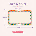 Loope Gift Tag- Geometric Check