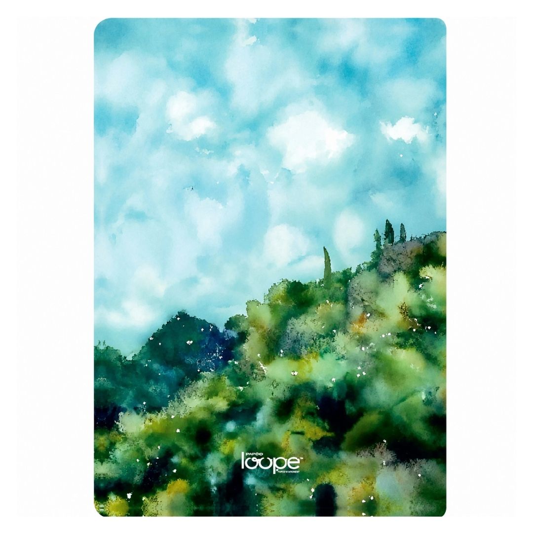 Loope Unruled Notebook A6 | Italian Country Art | Loope | ST0069937