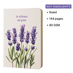 Loope In Stillness We Grow Notebook - A5