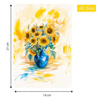 Loope Sunflower Pot Notebook - A5