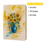 Loope Sunflower Pot Notebook - A5
