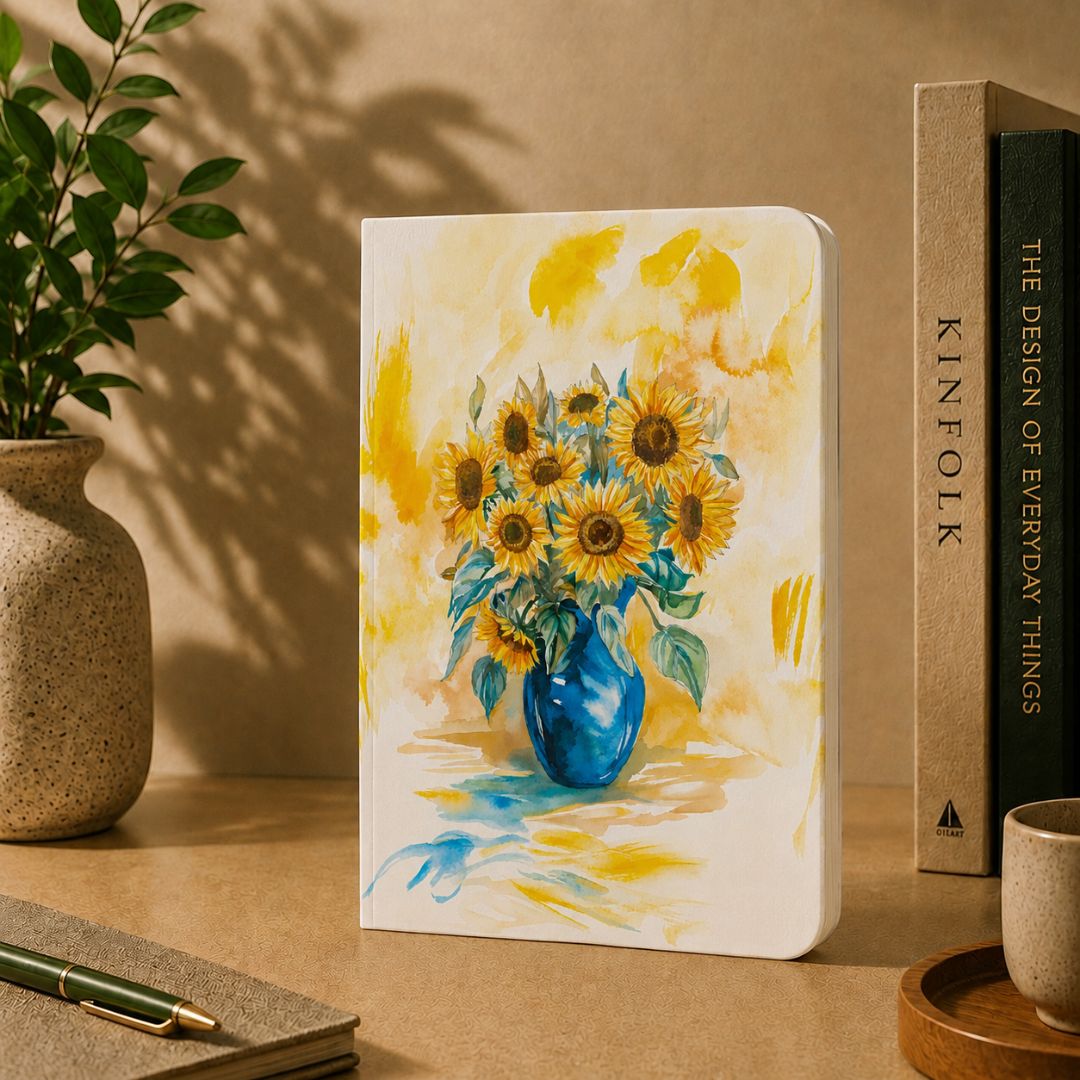 Loope Sunflower Pot Notebook - A5 | Loope | ST0069796