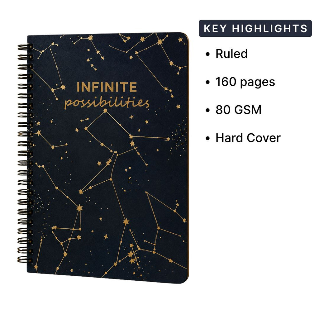 Loope Spiral Notebook A5  - Infinite Possibilities
