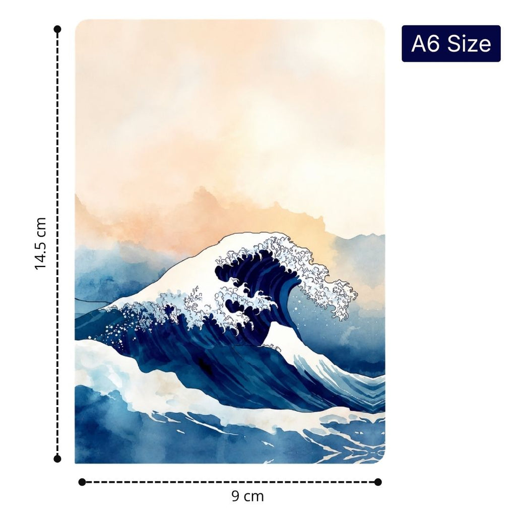 Loope The Great Wave Off Notebook - A6