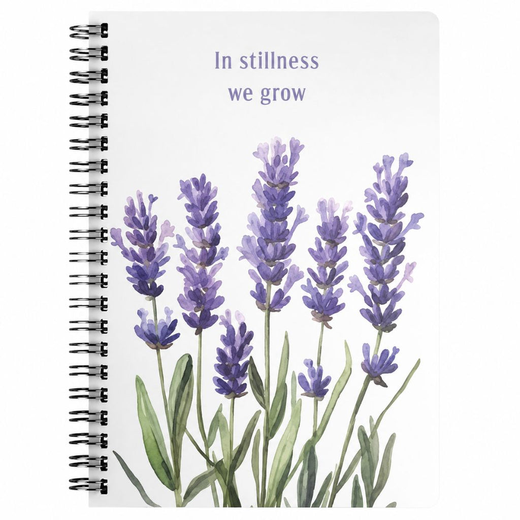 Loope Spiral Notebook A5  - In Stillness We Grow