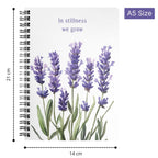 Loope Spiral Notebook A5  - In Stillness We Grow