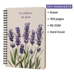 Loope Spiral Notebook A5  - In Stillness We Grow