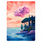 Loope Pink Cloud Foil Notebook - A6