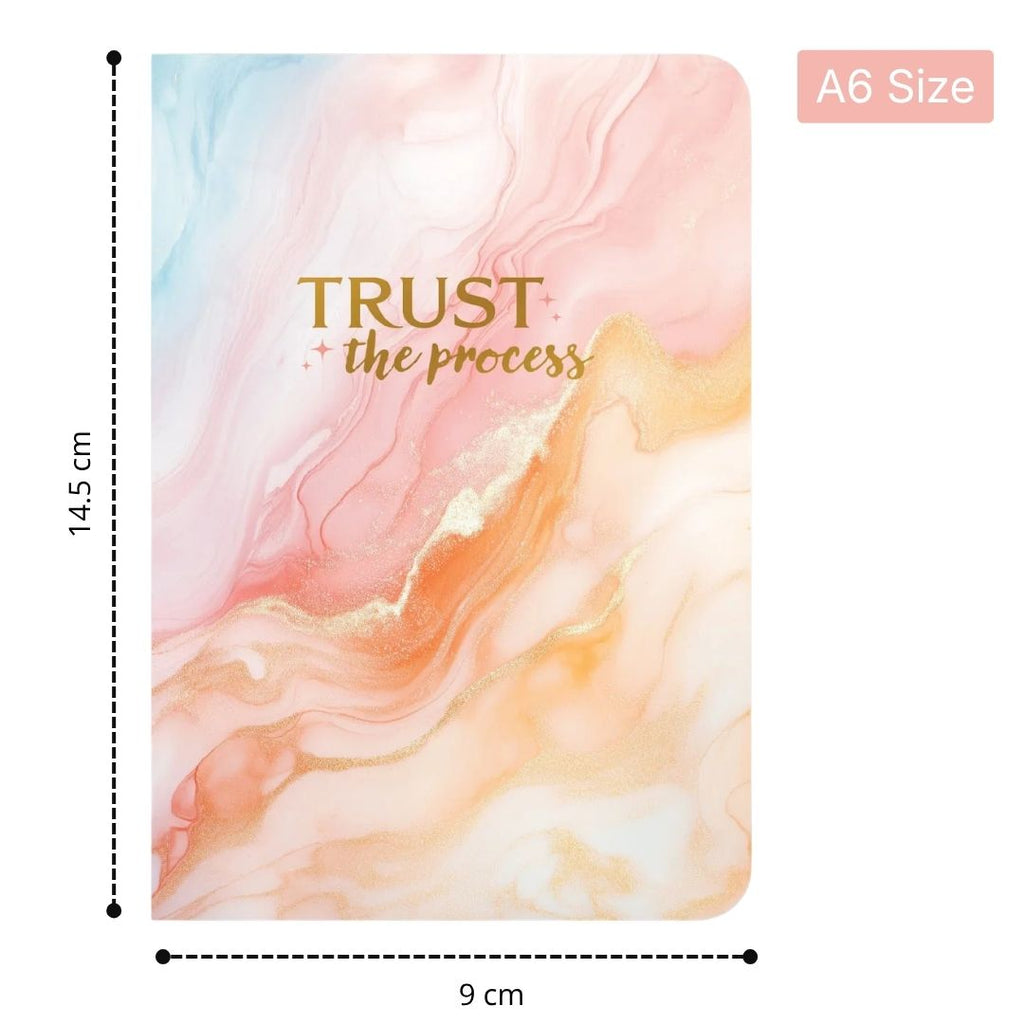 Loope - A6 - Trust The Process -  Ruled Notebook 80 Gsm (144 Pages)