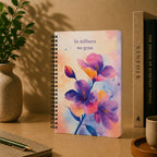 Loope Spiral Notebook A5  - Watercolour Flowers