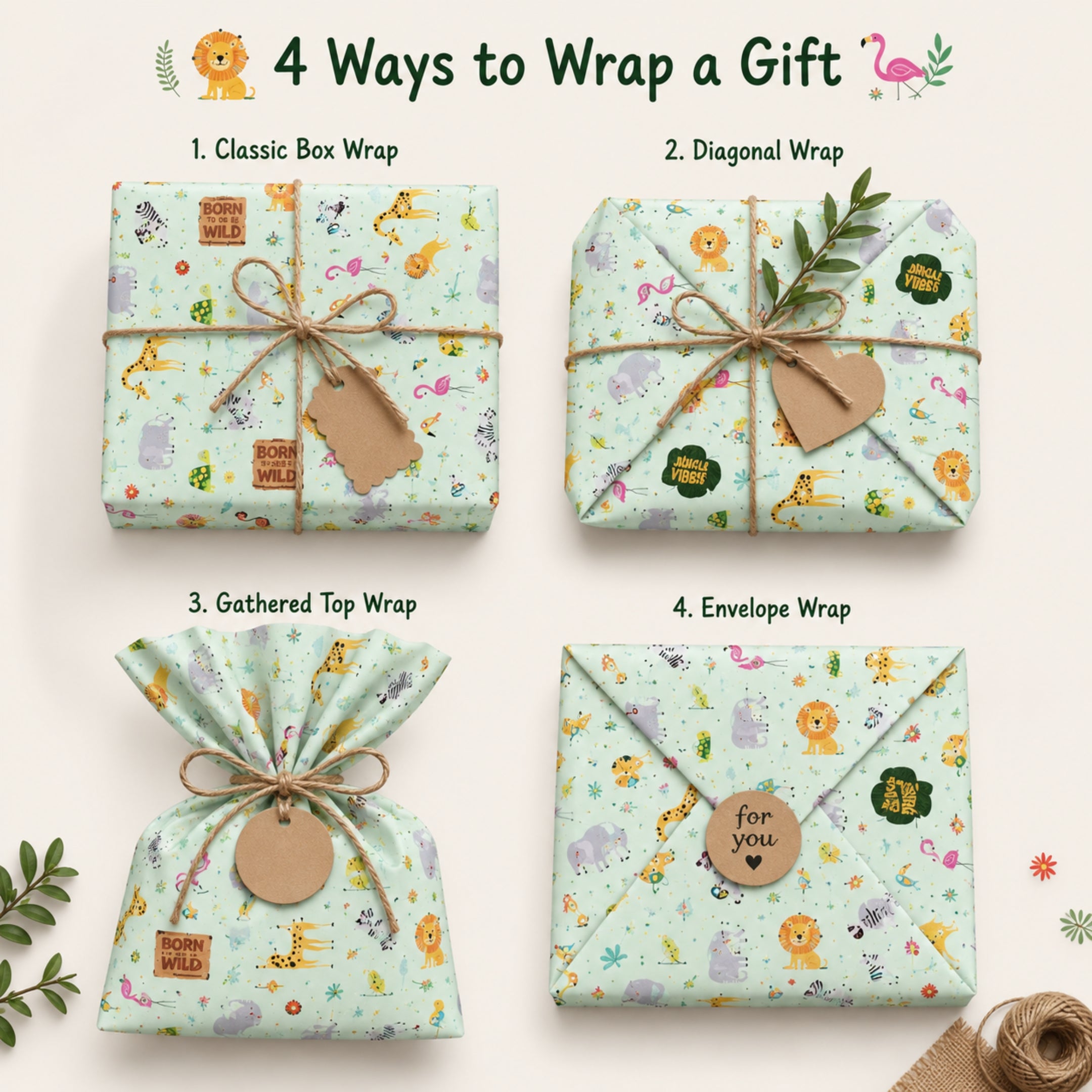 Loope Gift Wrapper - Jungle | Loope | GI0014259