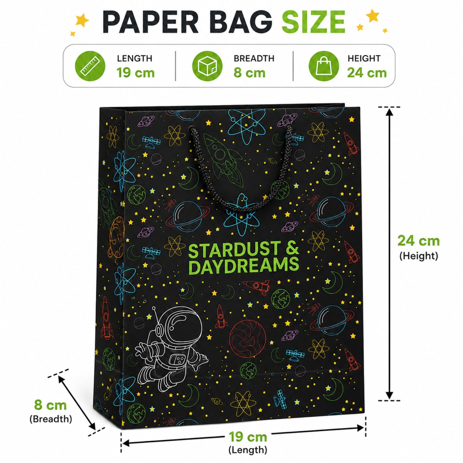 Loope Gift Bag Medium - Space | Loope | ST0069577