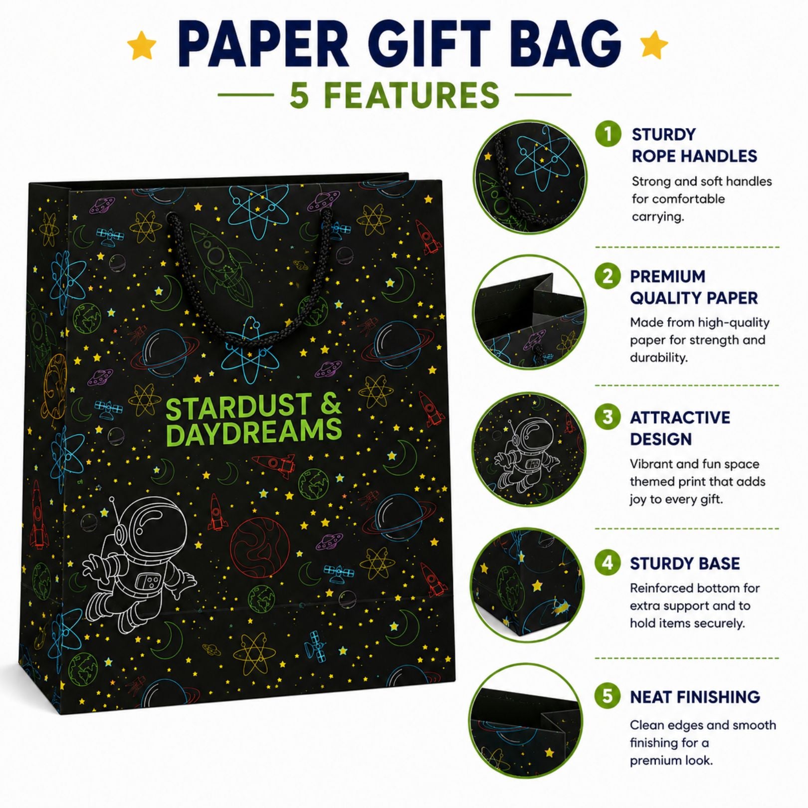 Loope Gift Bag Large - Space | Loope | ST0069777