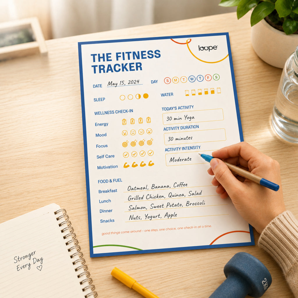 Loope Daily Fitness Planner