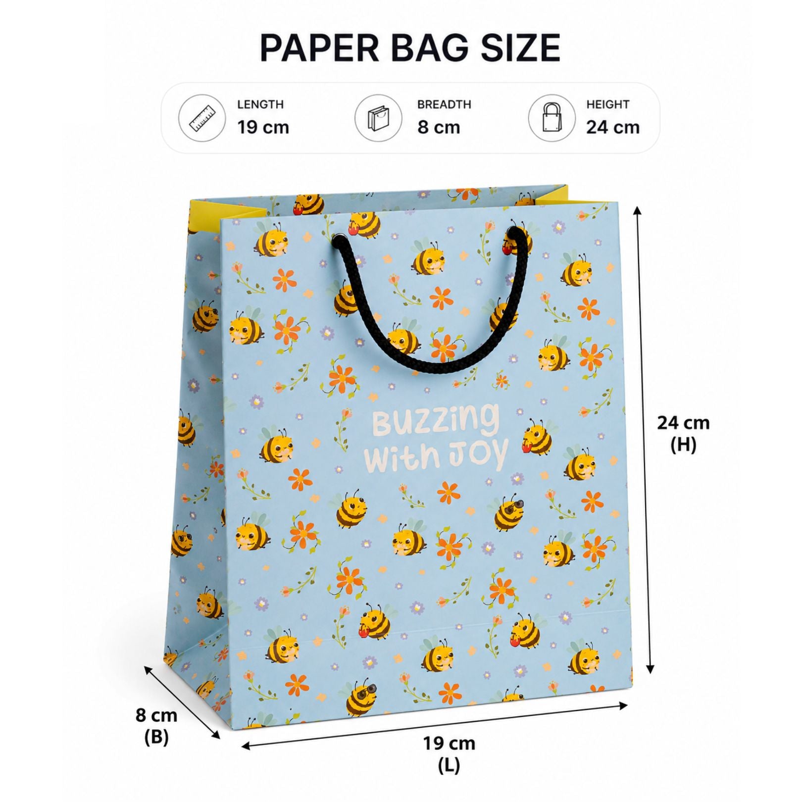 Loope Gift Bag Medium - Bee | Loope | ST0069570