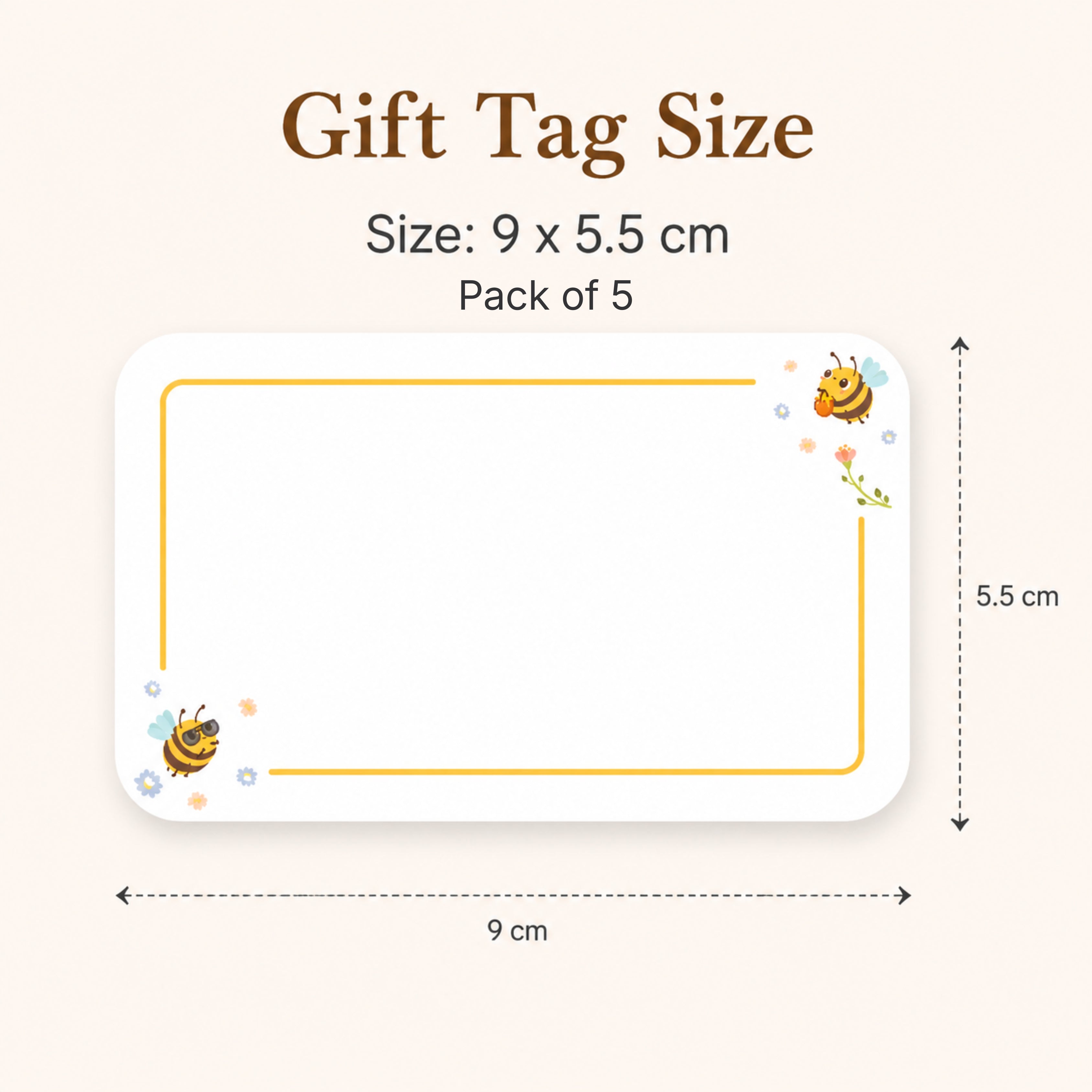 Loope Gift Tag- Bee | Loope | GI0014541