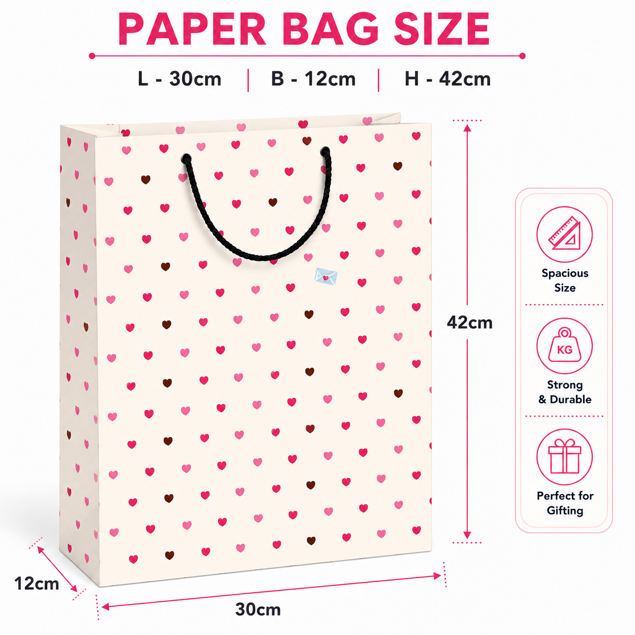Loope Gift Bag Large - Geometric Dotted | Loope | ST0069775
