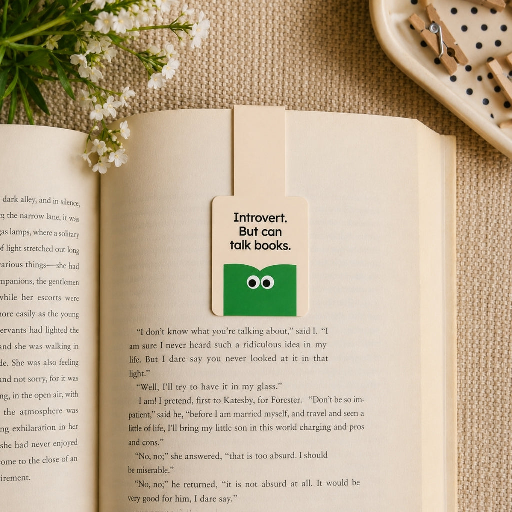 Loope Bookmark - Introvert But Can Talk Books
