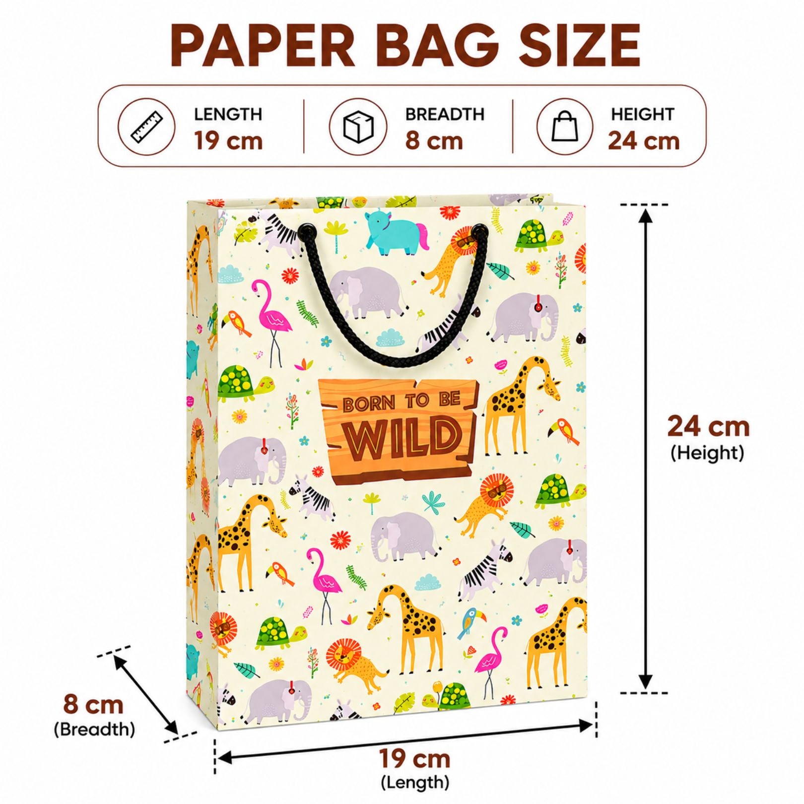 Loope Gift Bag Medium - Jungle | Loope | ST0069576