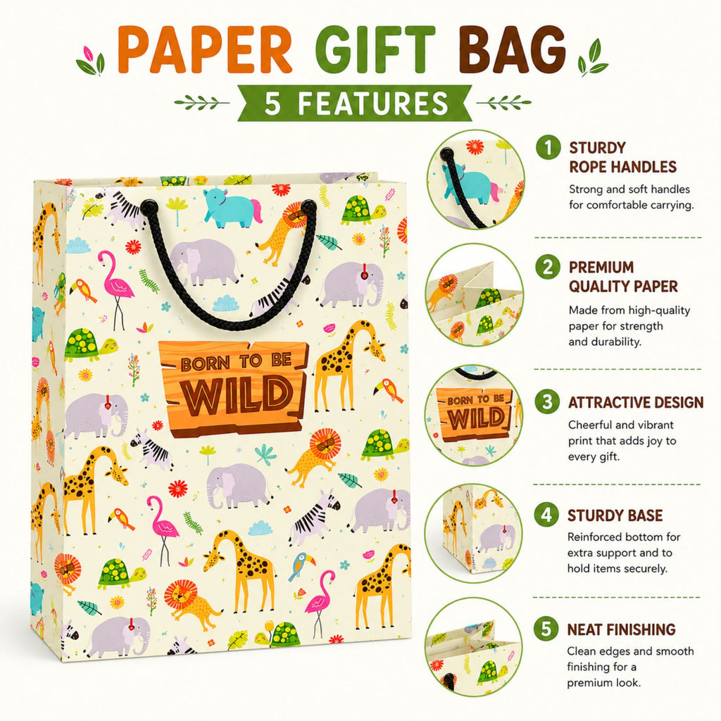Loope Gift Bag Medium - Jungle