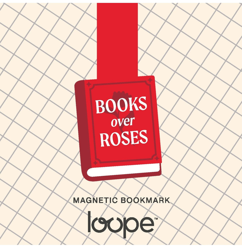 Loope Bookmark -   Books Over Roses