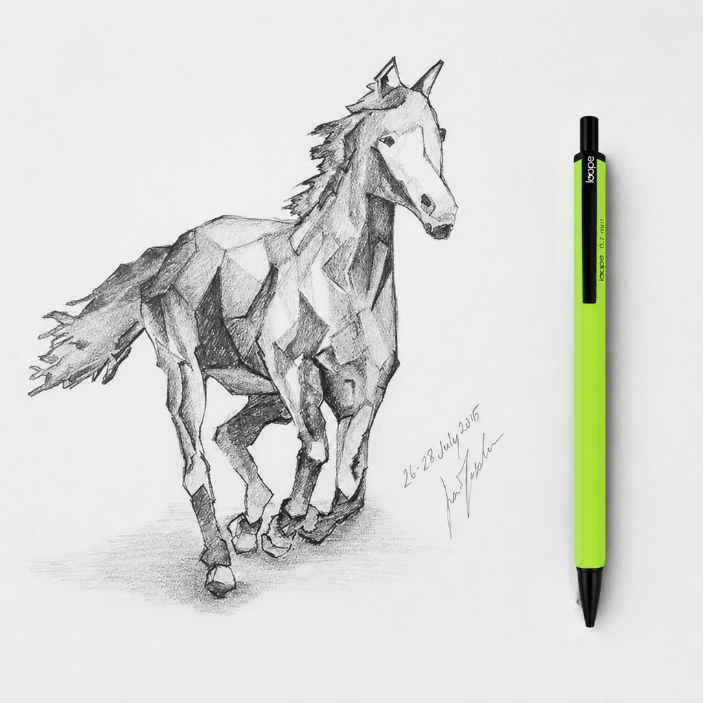 Loope Mechanical Pencil - 0.7mm- Neon
