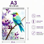Loope A3 Sketch Pad - Bird