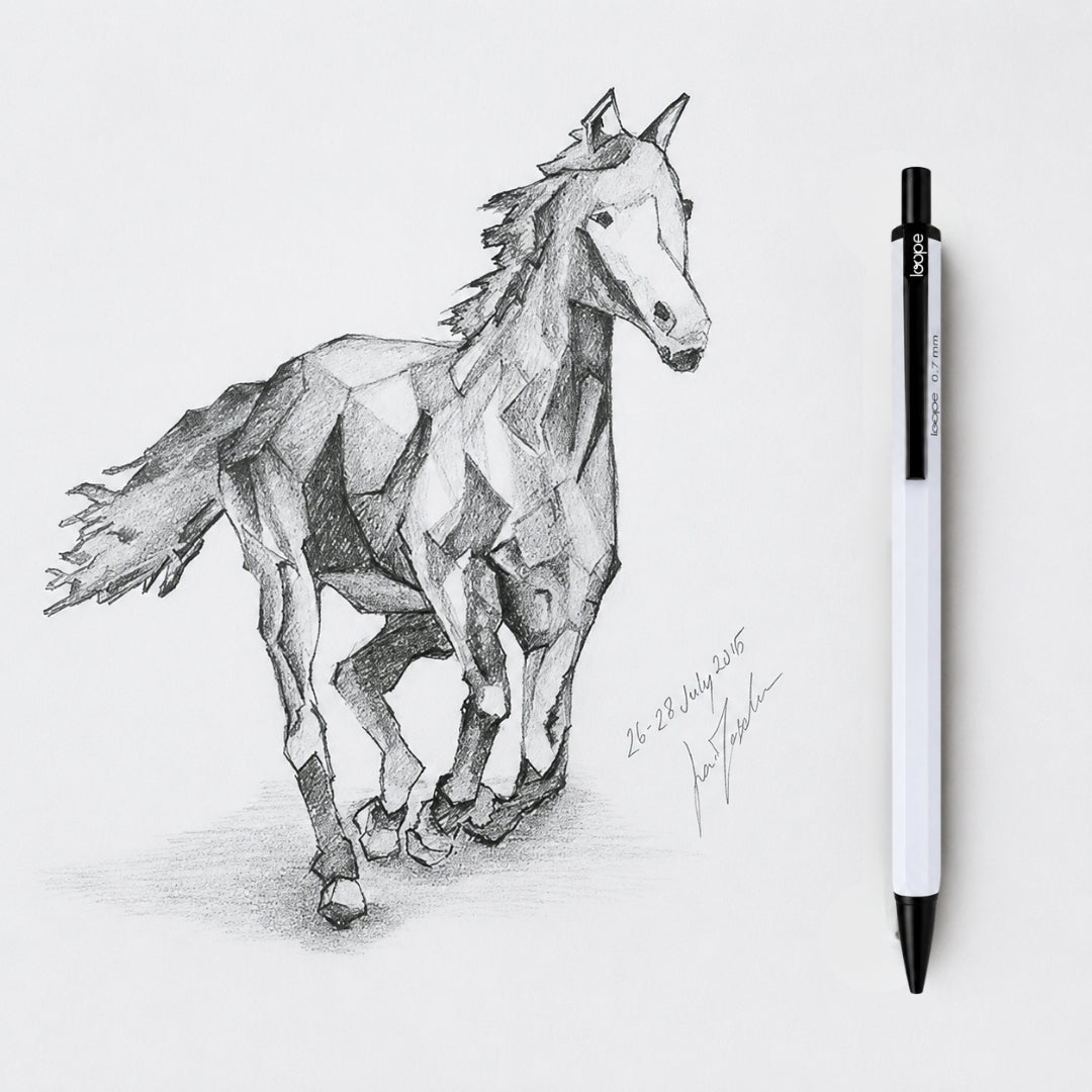 Loope Mechanical Pencil - 0.7mm- White | Loope | ST0068438