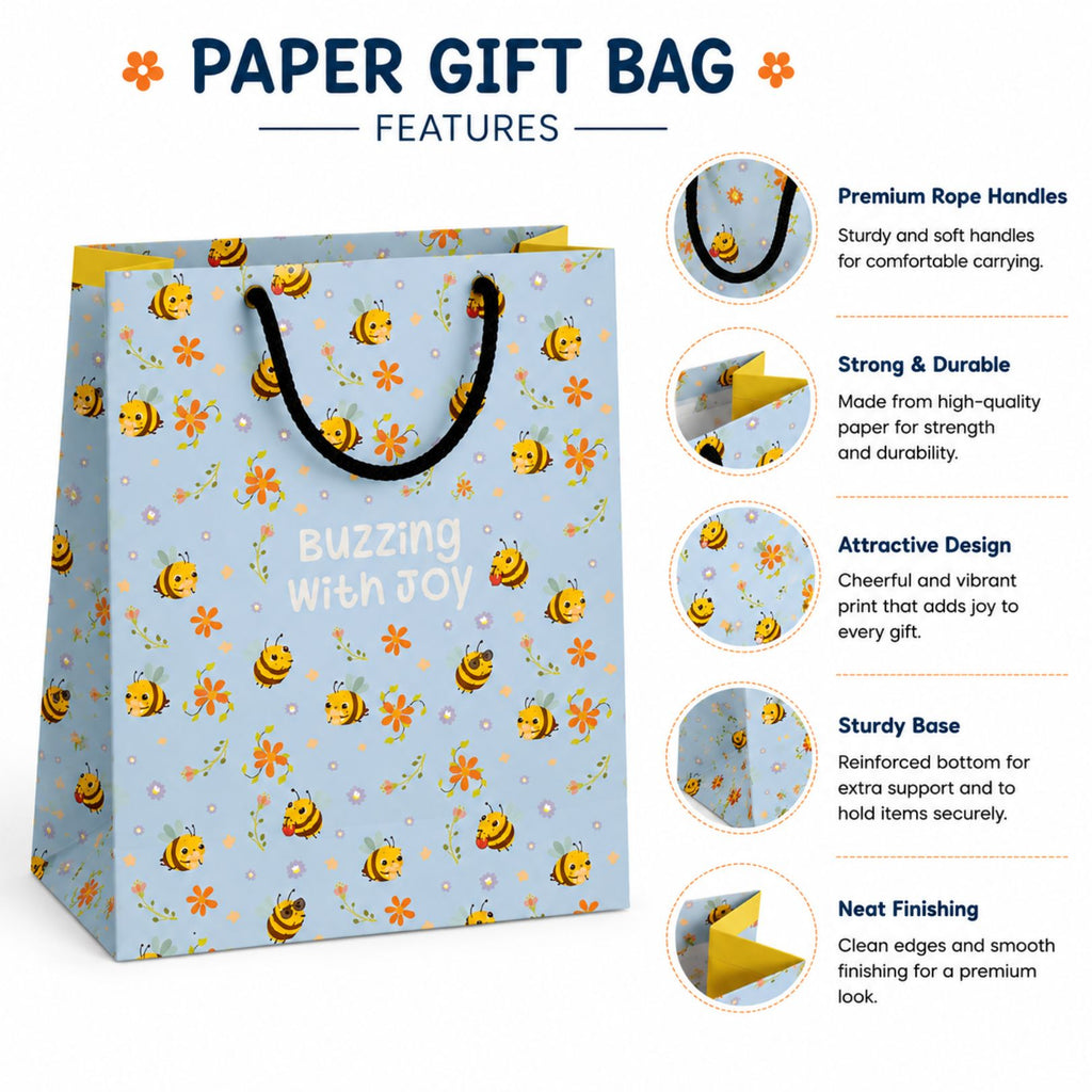 Loope Gift Bag Large - Bee
