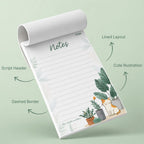 Loope Paws Breathe And Bloom Notes Pad - A5