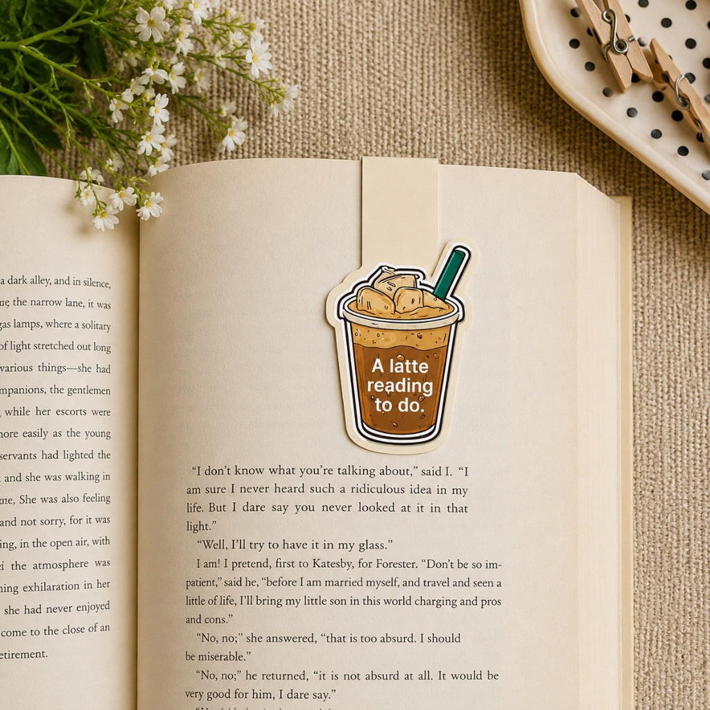 Loope Bookmark - A Latte Reading To Do