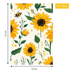 Loope Sunflowers Notebook - A5