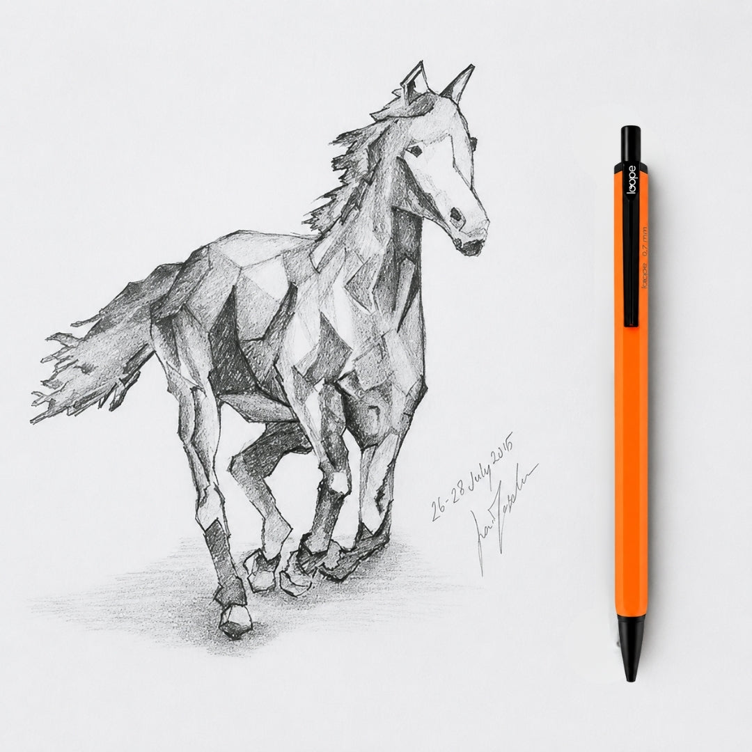 Loope Mechanical Pencil - 0.7mm- Orange | Loope | ST0068436