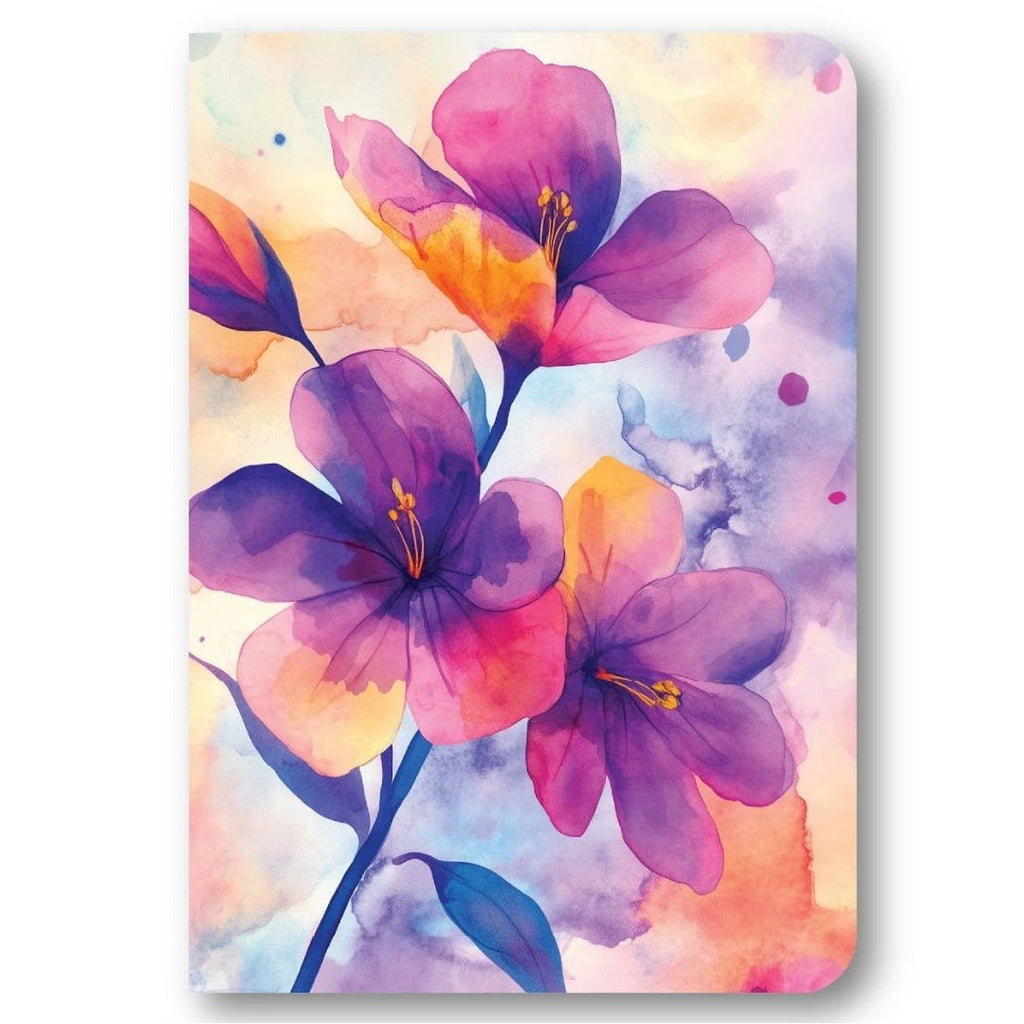 Loope Watercolour Flowers Notebook - A5