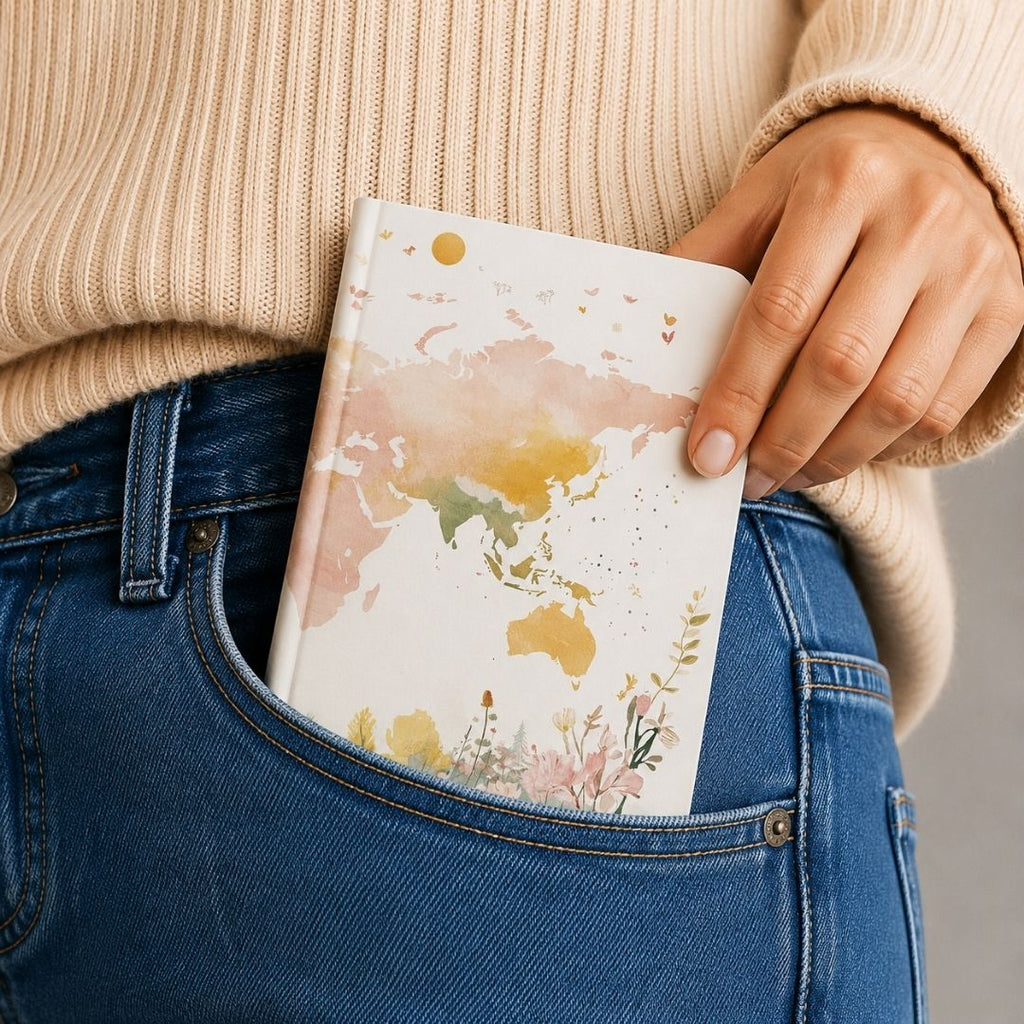 Loope World Map Notebook -  A6
