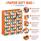 Loope Gift Bag Medium - Geometric Check