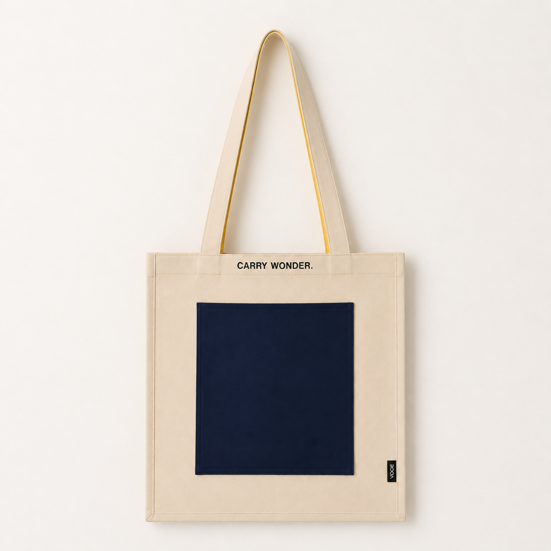 Loope Block Tote Bag - Navy Blue | Loope | AC0011804